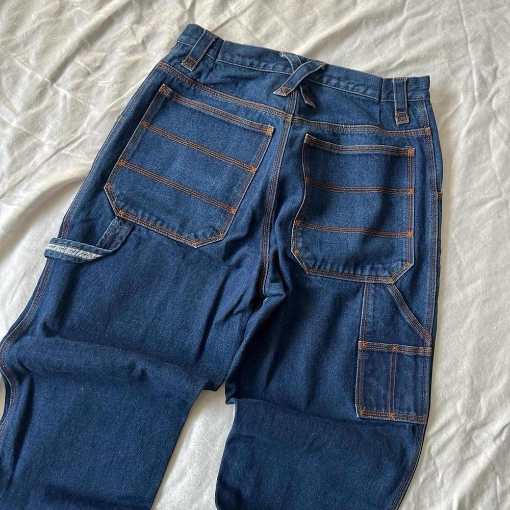 Boff Vintage Y2K Size 34 Baggy Men Denim Hip Hop Jeans Streetwear Retro Straight - Picture 5 of 6